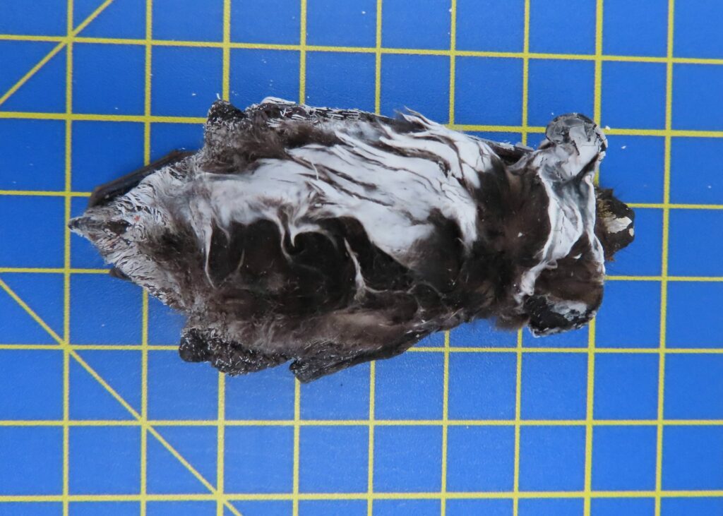 Met verf besmeurde laatvlieger